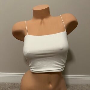 Windsor Elegant White Camisole Top